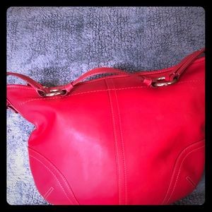 Coach Mango Pebbled Leather Hobo